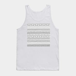 Keef Black and White 2 Tank Top